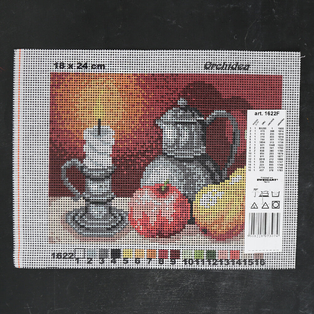 ORCHİDEA 18x24 cm Baskılı Goblen 1622F